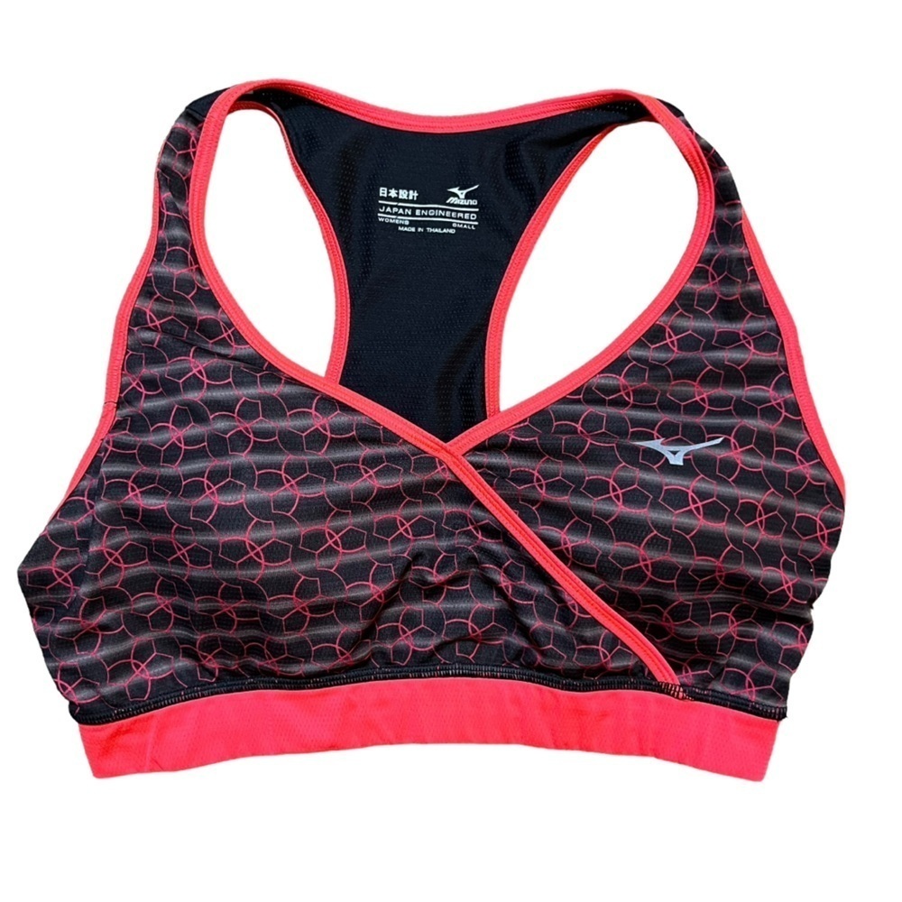 Mizuno Red and Black Sports Bra Size S